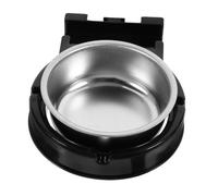 Amosfun Posacenere Da Parete in Acciaio Inossidabile Nero Per Interni Ed Esterni, Vassoio Per Fumatori Resistente, Montaggio a Muro Salvaspazio Per Casa, Bagno, Locali Commerciali