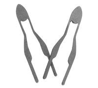 Amosfun Punte per Pirografia Elettrica 2 Pezzi Punte per Penna Pirografia Professionale Punta Rotonda Fine Strumenti la Combustione del Legno per Dettagli Precisi e Ombreggiatura