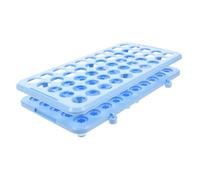 Amosfun Rastrelliera per Provette Leggera con Design Multifunzionale per Laboratorio Sicuro per Provetta per Estrazione e Procedure Scientifiche