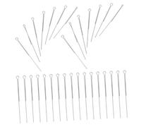 Amosfun Rotanti in Argento per Pesca Bass, 100 Pezzi, Acciaio, Design Scheletro ad Alta Elasticità, Freshwater Trout Fishing