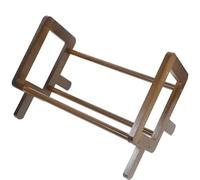 Amosfun Scaffale Porta Libri in Bambù Naturale, Portariviste e Portadocumenti da Scrivania, Organizer Compatto per Ufficio e Soggiorno, Supporto Salvaspazio per Libri, Riviste e CD