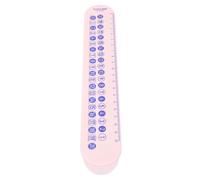 Amosfun scala matematica righello per per la scuola righello numerico righello calcolatore per righello calcolatore per allenamento matematico plastica rosa