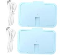 Amosfun Scaldasalviette Portatile 2 Pezzi per Ragazza Riscaldatore Umido in Abs Costruzione Duratura per Comfort Durante Cambio per Viaggi e Uso