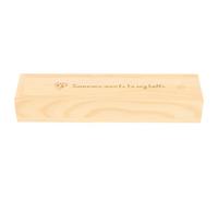 Amosfun Scatola di Legno con Coperchio per Test di Gravidanza Scatolina in Legno per Annuncio di Gravidanza Custodia Ricordo per Ragazza