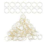 Amosfun Segnaposto Resistenti alla Deformazione 150 Pezzi in Lamina Elettrica Oro per Bicchieri da Vino per Feste di Compleanno ed Eventi Eleganti