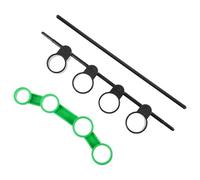 Amosfun Set 2 Pezzi Espansore Dita Regolabile e Fisso per Chitarra, Pianoforte e Ukulele, Allenatore per Ampliare Flessibilità Dita, Accessori per Strumenti Musicali per Principianti