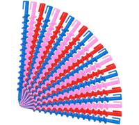 Amosfun Set 20 Bigodini Spirale per Permanente da Donna, Strumenti per Arricciare i Chioma, Bigodini Flessibili per Chioma Corti e Lunghi, Uso Professionale e Domestico, Colore Casuale