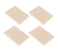 Amosfun Set 4 Pezzi Tergivetro in Feltro di Lana 4 Pollici per Applicazione Pellicola Vinile Auto Strumento per Tintura e Decalcomanie Spatola Antigraffio per Wrapping e Pellicole