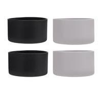 Amosfun Set 4 Pz Manicotti Inferiori in Silicone Antiscivolo per Bottiglie e Flaconi Spray, Protezione Termoisolante e Copertura Protettiva per Fondo, per Uso Domestico e Sportivo