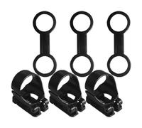 Amosfun Set 6 Pezzi Porta Boccaglio Silicone Riutilizzabile Clip Supporto Maschera Snorkeling per Immersioni, Accessori Leggeri e Flessibili per Sport Acquatici