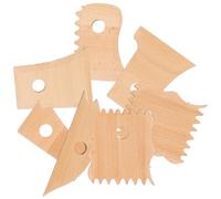 Amosfun Set 7 Pezzi Utensili la Rifinitura della Ceramica, Strumento la Scultura e Intaglio dell’Argilla, Kit Manuale per Principianti e Professionisti dell’Artigianato in Argilla