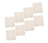 Amosfun Set 8 Pezzi Fogli di Mica per Microonde Copertura Guida D'onda Resistente al Calore Design Sottile per Riparazione e Sostituzione Parti Microonde