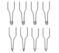 Amosfun Set 8 Punte per Pirografia in Filo Metallico ad Alta Impedenza, Pennini di Ricambio Resistenti per Macchina Combustione Legno, Kit Strumenti Pirografia per Artigianato su Legno