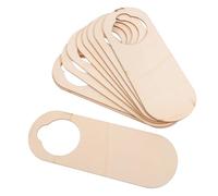 Amosfun Set da 10 Cartelli in Legno Grezzo da Appendere alla Maniglia Porta, Targa Fai da Te per Decorazione Casa Design Graffiti, Ciondoli Decorativi Resistenti per Ufficio e Ambienti