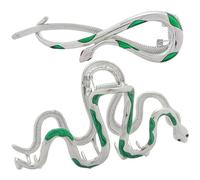 Amosfun Set da 2 Fermagli per Chioma a Artiglio in Metallo a Forma di Serpente, Clip Grandi per Chioma Spessi e Sottili, Accessori Leggeri per Donna per Acconciature Quotidiane