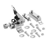 Amosfun Set di Accessori per Rullante con Frizione, Regolatore per Batteria in Metallo Argento con Viti e Rondelle, Connessione Stabile per Performance Sul Palco