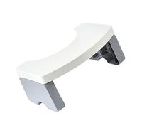 Amosfun Sgabello Per Wc in Plastica Pp Bianco Antiscivolo Da Bagno Compatto Per Casa Poggiapiedi Resistente Per Tutta La Famiglia e Ragazzo Ragazza