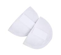 Amosfun Spalline Adesive in Spugna Riutilizzabili 1 Cm, Potenziatore per Spalle Strette Donna, Cuscinetti Morbidi per Cucito e Vestiti, Anti-Scivolo per Uso Quotidiano