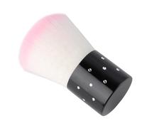 Amosfun Spazzola per Unghie 3 Pezzi Rosa in Plastica Setole Morbide e Fini, Delicata sulla Pelle, per Pulizia Polvere Unghie e Uso Professionale