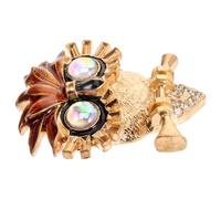 Amosfun Spilla da Abito a Forma di Gufo in Metallo Vintage, Spilla da Bavero Creativa per Vestiti, Cappelli e Zaini, Resistente e Antiossidante, Accessorio Donna per Maglioni e Scialli,