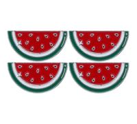 Amosfun Spille Decorativi a Forma Di Anguria in Lega Rosso 3.3X1.7X2.4Cm Accessori Smaltati Per Sciarpe E Cardigan Idee Regalo E Feste