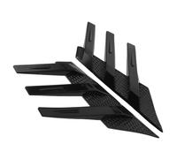 Amosfun Spoiler Auto Laterale per Lunotto Posteriore Design Aerodinamico per Stabilità Migliorata Decorazione Nera Compatibile con La Maggior Parte Dei Modelli