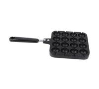 Amosfun Stampo antiaderente a forma di polpo con design poroso per un rapido trasferimento del calore resistente all'usura teglia per pancake e pancake Poffertjes facile da pulire colori assortiti