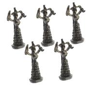 Amosfun Statua Unica in Resina Della Dea Greca Serpente Figurina Della Mitologia Greca Per Il Tavolo