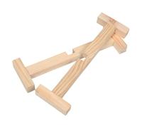 Amosfun Supporto in Legno per Mulino da Cucina Stabile, Base di Macinazione in Pietra da 42 Cm, Espositore per Mulino Manuale per Farina e Spezie, Montaggio senza Attrezzi, Compatibile