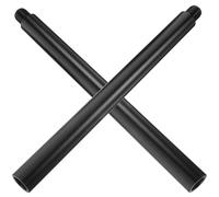 Amosfun Supporto per Palo Subwoofer 23,5 Cm Filettatura Invertita, Adattatore Metallico Resistente per Montaggio Altoparlanti, Set 2 Pezzi per Uso Professionale Palco e Live