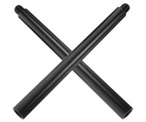 Amosfun Supporto per Palo Subwoofer 23,5 Cm Filettatura Invertita, Adattatore Metallico Resistente per Montaggio Altoparlanti, Set 2 Pezzi per Uso Professionale Palco e Live