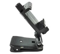 Amosfun Supporto per Tracolla Zaino Fotografico Clip Girevole 360° in Abs per Action Cam e Smartphone da 4-6 Pollici, Morsetto per Fotocamera da Trekking, Accessorio per Riprese Outdoor