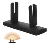 Amosfun | Supporto per ventaglio giapponese | Supporto pieghevole per la decorazione | scomparti giapponesi | Elegante fan | Ideale soggiorno
