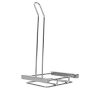 Amosfun Supporto per Vetrini da Microscopio Maniglia Allungata in Acciaio Inox 20 Slot, Portavetrini da Laboratorio per Colorazione Verticale e Manipolazione Sicura, Stendino Compatto