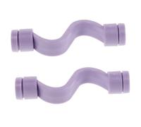Amosfun Supporto Porta Lavatrice Magnetico in Plastica Viola Clip Ventilazione per Lavatrice a Carica Frontale 2 Pezzi per Casa e Hotel
