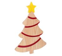 Amosfun Tagliere Natalizio In Legno Per Tagliere A Forma Di Albero Di Natale Vassoio Da Portata Per Sushi Formaggi E Dessert (17)