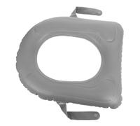 Amosfun Tappetino Per Wc Gonfiabile Con Cuscino Per Sedile Copriwater Protezione Per Sedile Wc Copriwater Copriwater Cuscino Per Sedia Da Doccia Cuscini Per Bagno In Pvc Grigio
