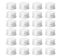 Amosfun Tappi Filettati in Alluminio da 18 MM, Set da 100 Pezzi, Coperchi a Vite Ermetici per Bottiglie di Lozione e Prodotti Liquidi, Compatibili Flaconi Dispenser per Uso Professionale