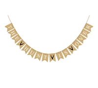 Amosfun The Hunt is Over Banner per la caccia di campagne boschive matrimonio Natale canival decorazione festa