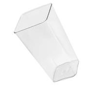 Amosfun Vaso Di Plastica Acrilico Vaso Di Fiori Quadrato Conico Di Fiori Alto Di Plastica Trasparente Vasi Centrotavola Per La Tavola Di Nozze Cucina Di Casa Composizioni