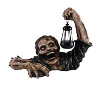 Amosfun Zombie - Statua di Scary Zombie Ornamentale Spooky, Halloween, per Esterni, Giardino, Cortile