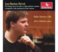 Amosov/Kurbatov Breval: Six Cello Sonatas Op 12 (CD)