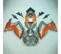 Amotopart Kit carena per Suzuki GSXR 600/750 2006-2007 Grigio Arancione Jordan