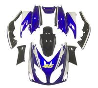 Amotopart Kit carenature per Yamaha T-Max 2001-2007 Blu Nero