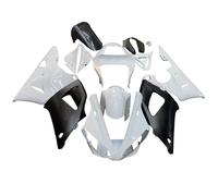 Amotopart Kit carenature per Yamaha YZF 1000 R1 2000-2001 Bianco Nero