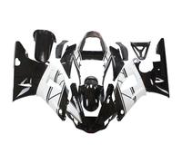 Amotopart Kit carenature per Yamaha YZF 1000 R1 2000-2001 Nero e Bianco