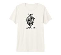 Amour (con Cuore Cosmico) Maglietta Premium