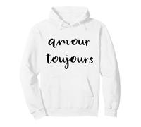 Amour Toujours - L'Amore è Sempre Scritto in Francese - Felpa con Cappuccio