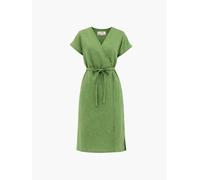 AmourLinen Abito 'Rome' verde Donna - Abbigliamento - Taglie comode - Abiti - Abiti camicia AmourLinen 44