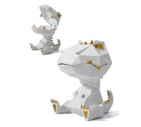 Amoy-Art Piatto di Caramelle Dinosauro Statuetta Figurine Moderna Statua Scultura Animale Regalo Decorazione Casa Soprammobili Ornamento Resina Arte 18cm
